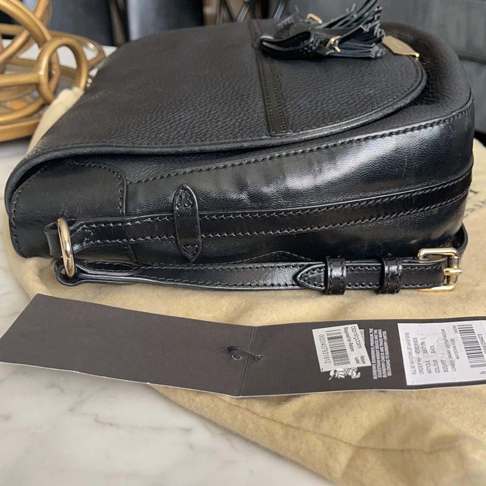 Burberry hobo black leather bag - Picture 12 of 16